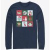 Long Sleeves * | Boxlunch Star Wars The Mandalorian Holiday Boxes Long-Sleeve T-Shirt