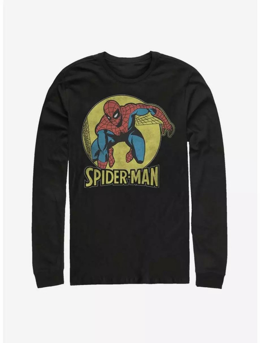 Long Sleeves * | Boxlunch Marvel Spider-Man Classic Spidey Long-Sleeve T-Shirt