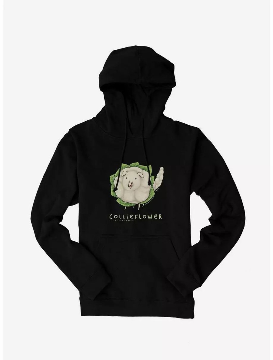 Hoodies * | Boxlunch Pugtato Collie Flower Hoodie