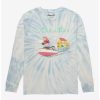 Long Sleeves * | Boxlunch Our Universe Ponyo Boat Adventure Tie-Dye Long Sleeve T-Shirt