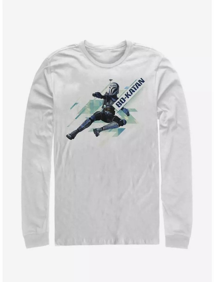 Long Sleeves * | Boxlunch Star Wars: The Clone Wars Bo-Katan Angled Long-Sleeve T-Shirt