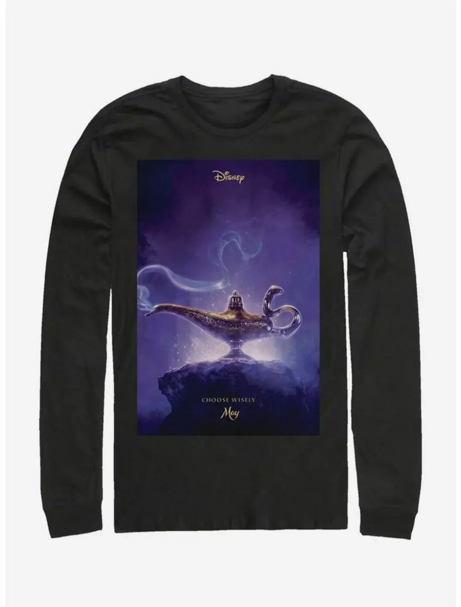 Long Sleeves * | Boxlunch Disney Aladdin 2019 Aladdin Live Action Poster Long Sleeve T-Shirt