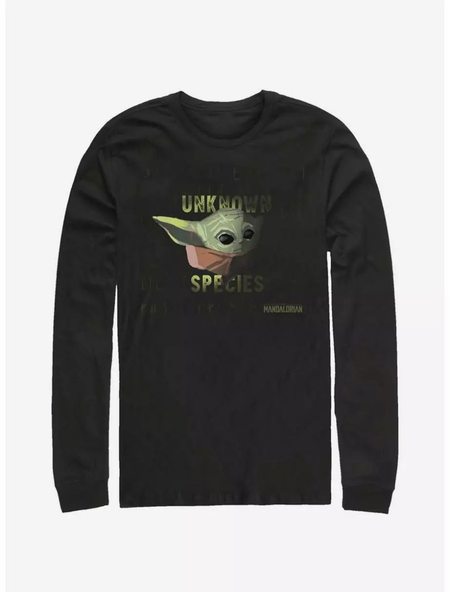 Long Sleeves * | Boxlunch Star Wars The Mandalorian Unknown Species Long-Sleeve T-Shirt