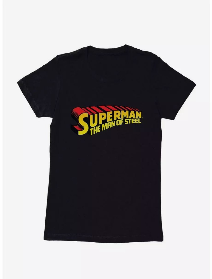 Graphic Tees * | Boxlunch Dc Comics Superman Of Steel Logo Womens T-Shirt