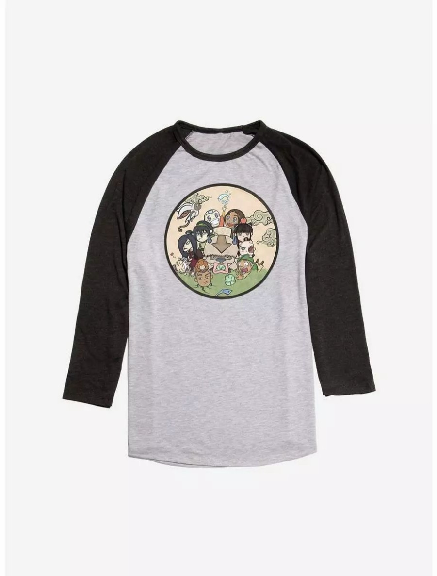 Long Sleeves * | Boxlunch Avatar: The Last Airbender Aang'S Memories Raglan